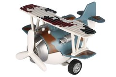 Самолет металический инерционный Same Toy Aircraft cиний со светом и музыкой SY8015Ut-4 фото