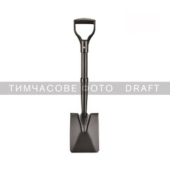 Лопата штикова 2E Fold, пряма, компактна, сталевий держак, 2 мм, 70 см, 1.05кг - купити в інтернет-магазині Coolbaba Toys
