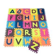 Дитячий розвиваючий килимок-пазл - ABC (140х140 см, 26 квадратів) - купити в інтернет-магазині Coolbaba Toys