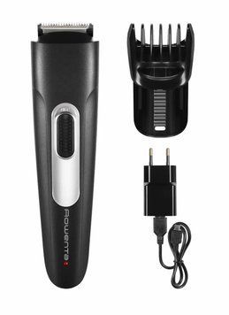 Rowenta Триммер Stylis для бороды и усов, сеть+акум., насадок-1, сталь, черныйTN2801F4 TN2801F4 фото