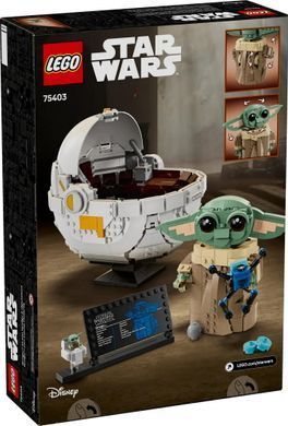 LEGO Конструктор LEGO Star Wars Ґроґу в повітряній колисці 75403 фото