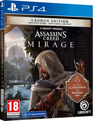 Games Software Assassin's Creed Mirage Launch Edition (Free upgrade to PS5) [BD disk] (PS4) 3307216258018 фото