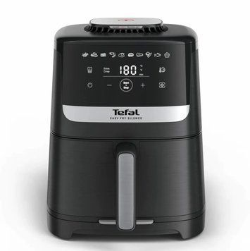 Tefal Мультипіч Easy Fry Silence, 1670Вт, чаша-5л, сенсорне керув., 10 програм, пластик, чорний EY5528E0 фото