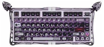 GravaStar Клавіатура механічна Mercury V75 Pro 80keys, Magnetic Jade Gaming, 8K, USB-A, RGB, Iron Purple GS_V75_PRO_PL фото