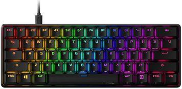 HyperX Клавіатура Alloy Origin 60 Red USB RGB ENG/RU Black 4P5N0AA фото