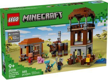 LEGO Конструктор LEGO Minecraft Аванпост розбійників та спустошувач 21278 фото