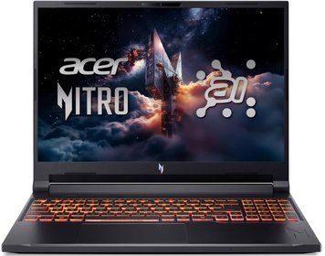 Acer Ноутбук Nitro V 16 ANV16-61 16" WUXGA IPS, AMD R5-340, 16GB, F512GB, NVD4050-6, Lin, черный NH.QULEU.004 фото