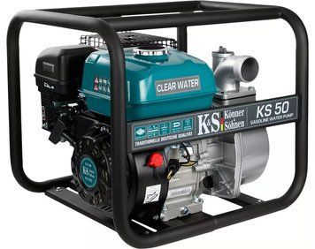 K&ouml;nner & S&ouml;hnen Мотопомпа бензиновая KS 50 для чистой воды 500л/мин 7.0л.с 24кг KS50 фото