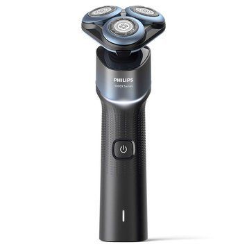 Philips Бритва електр. Series 5000X роторна, 4.5Вт, бритв.головок-3, Li-Ion, сух.+волог., чорно-синій X5006/00 фото