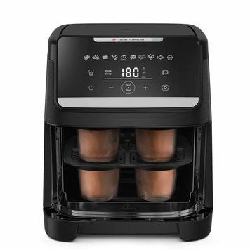 Tefal Мультипіч Tefal Easy Fry Silence XXL, 1800Вт, чаша-7, сенсорне керув., 10 програм, з віконцем, пластик, чорний EY8468E0 фото