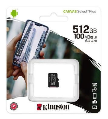 Kingston Canvas Select Plus microSD[Карта памяти microSD 256GB C10 UHS-I R100/W85MB/s] SDCS2/512GBSP фото