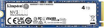 Kingston Накопичувач SSD Kingston M.2 4TB PCIe 4.0 NV3 SNV3S/4000G фото