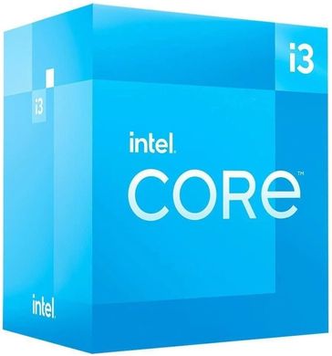 ЦПУ Intel Core i3-13100F 4C/8T 3.4GHz 12Mb LGA1700 58W w/o graphics Box BX8071513100F фото