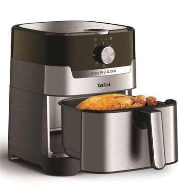 Tefal Мультипіч Easy Fry&Grill, 1550Вт, чаша-4,2л, механічне керування, від 80&deg;C до 200&deg;C, пластик, нерж. сталь EY501D15 фото