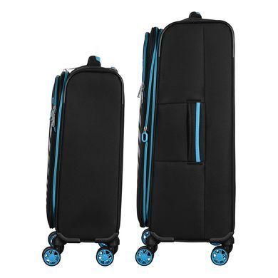 2E Набір валіз 2E, Trek, (M+S), TSA, 4 колеса, + 2 рюкзаки Cabin (2E-BPET-CABIN-BK), поліестр, чорний 2E-SPE-TREK-SET4-BK фото