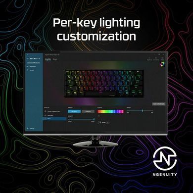 HyperX Клавиатура Alloy Origins 60 Red USB RGB ENG/RU Black 4P5N0AA фото