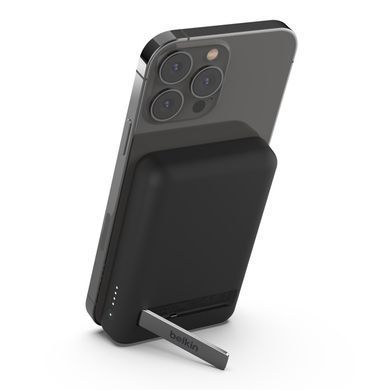 Belkin Акумулятор портативний літій-іонний Power Bank 5000mAh MagSafe Wireless Black BPD004BTBK фото