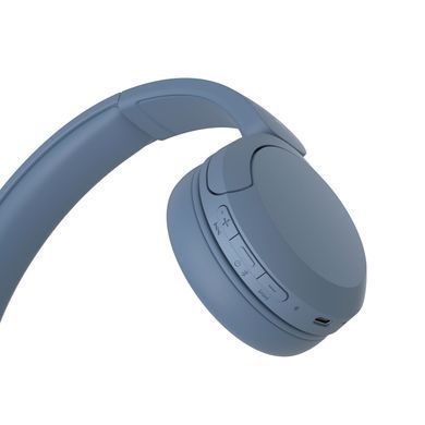 Sony Наушники On-ear WH-CH520 BT 5.2, SBC, AAC, Wireless, Mic, Синий WHCH520L.CE7 фото
