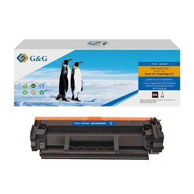 G&G Картридж до Canon 071 MF272dw/275dw/LBP122dw Black (1200 стор.) G&G-5645C002 фото