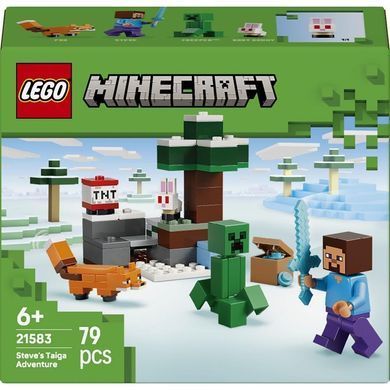 LEGO Конструктор LEGO Minecraft Пригоди Стіва в тайзі 21583 фото