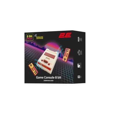 2E Ігрова консоль 8bit HDMI (2 бездротових геймпада, 3000 ігор) 2E8BHDWS3000 фото