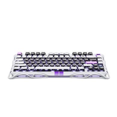 GravaStar Клавиатура механическая Mercury V75 80keys, Magnetic Jade Pro, 8K, USB-A, RGB, Mecha Gray GS_V75_GWT фото