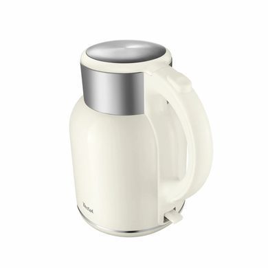 Tefal Електрочайник Thermo Protect XL, 1.9л, пластик, нержавіюча сталь, бежевий KO190AE0 фото