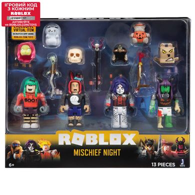 Игровой набор Roblox Mix & Match Set Mischief Night W4, 4 фигурки и аксессуары ROG0126 фото