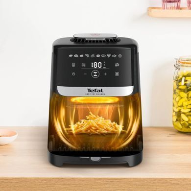 Tefal Мультипечь Easy Fry Silence, 1670Вт, чаша-5л, сенсорное управл., пластик, черный EY5528E0 фото