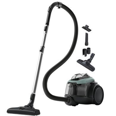 Electrolux Пылесос контейнерный, 700Вт, конт пыль -1.6л, HEPA12, 4 насадки, зеленый EL61C2OG фото