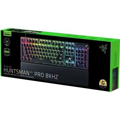 Razer Клавиатура механическая Huntsman V3 Pro 8KHz, 104key, Analog Optical Switch Gen-2, USB-A, EN, RGB, чёрный RZ03-05530100-R3M1 фото