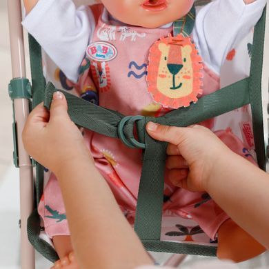 Коляска для куклы BABY BORN - ТРОПИКИ (прогулочная, складная) 838327 фото
