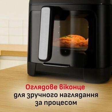 Tefal Мультипіч Tefal Easy Fry Silence XXL, 1800Вт, чаша-7, сенсорне керув., 10 програм, з віконцем, пластик, чорний EY8468E0 фото