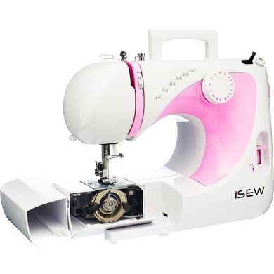 Швейна машина iSEW A15 , електромех., 85 Вт, 15 шв.оп., петля напівавтомат, біло-рожевий ISEW-A15 фото
