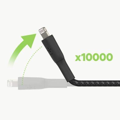 Belkin Кабель USB-A > Lightning зарядки/синхронизации 1м, витой, белый CAA002BT1MWH фото