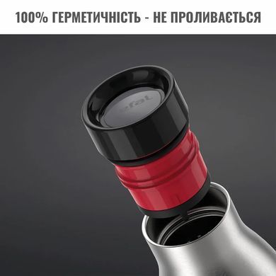 Tefal Термопляшка Bludrop, 700мл, нержавіюча сталь, чорний N3111110 фото