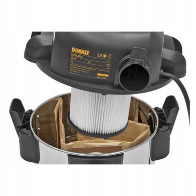 DeWALT Пилосос професійний DeWalt 750Вт 2400л/хв контейнер 30л 8.4 кг DXV30SAPTA фото