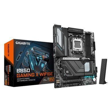 Gigabyte Материнська плата B850 GAMING X WIFI6E sAM5 B850 4xDDR5 M.2 Wi-Fi BT HDMI DP ATX B850_GAMING_X_WIFI6E фото