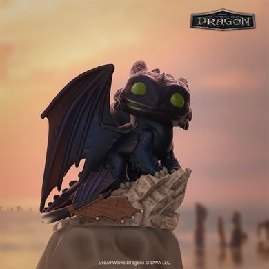 Игровая фигурка FUNKO POP! серии "Как приручить дракона" - БЕЗЗУБИК НА СКАЛЕ 86140 фото