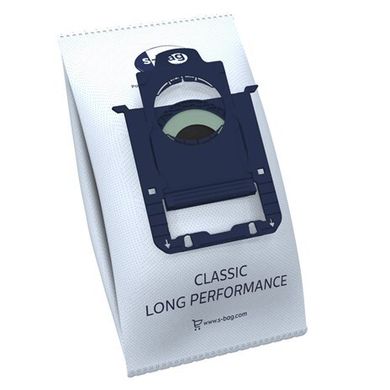 Мішки синтетичні для пилососів Electrolux S-Bag Classic Long Performance 3.5л, 4шт E201S фото