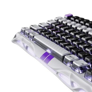 GravaStar Клавиатура механическая Mercury V75 80keys, Magnetic Jade Pro, 8K, USB-A, RGB, Mecha Gray GS_V75_GWT фото