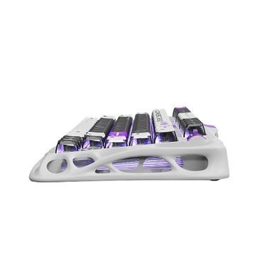 GravaStar Клавиатура механическая Mercury V75 80keys, Magnetic Jade Pro, 8K, USB-A, RGB, Mecha Gray GS_V75_GWT фото