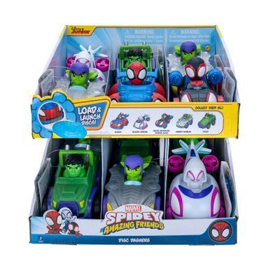 Машинка Spidey Little Vehicle Disc Dashers Green Goblin W1 Гоблин SNF0011 фото