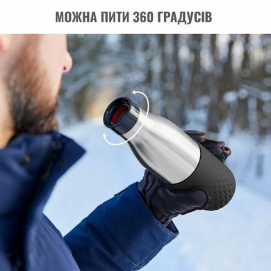 Tefal Термопляшка Bludrop, 700мл, нержавіюча сталь, чорний N3111110 фото