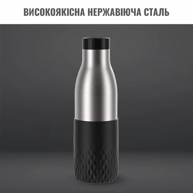 Tefal Термопляшка Bludrop, 700мл, нержавіюча сталь, чорний N3111110 фото