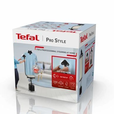 Tefal Отпариватель вертикальный Pro Style Garment, 2000Вт, 1500мл, постоянная пара - 42гр, черный IT3480E1 фото
