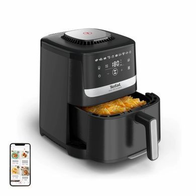 Tefal Мультипечь Easy Fry Silence, 1670Вт, чаша-5л, сенсорное управл., пластик, черный EY5528E0 фото