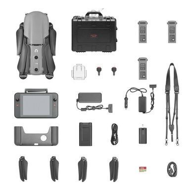 Autel Дрон EVO II Dual Rugged Bundle (640T) V3 Special version, FCC, Anti-Interference, Grey 102001752 фото