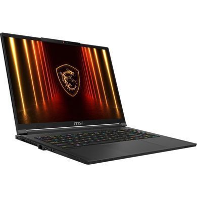 MSI Ноутбук Stealth A16 AI+ A3XWHG-067XUA 16" QHD+, AMD Ryzen AI 9 HX 370, 32GB, F1TB, NVD5070TI-12, DOS, чорний 9S7-15FL35-067 фото