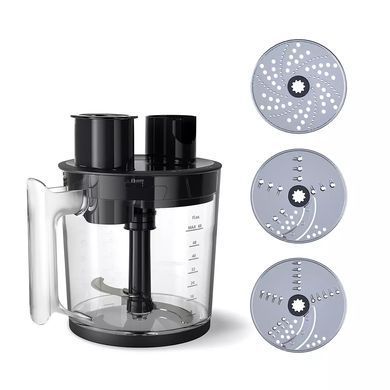 Philips Блендер погружной Series 5000, 1200Вт, 5в1, чопер, терки, черный